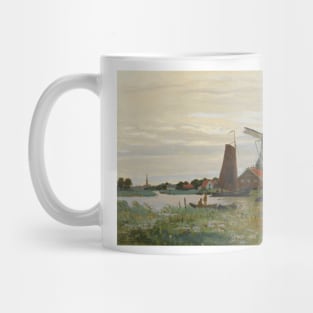 A Mill in Zaandam by Claude Monet Mug